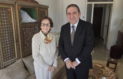 Tural Rzayev Əlcəzairin milli azadlıq mübarizəsinin simvolu ilə görüşüb