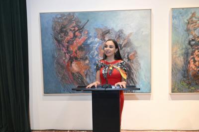Leyla və Arzu Əliyevalar Tiranada MAMA "Ana təbiət" beynəlxalq incəsənət sərgisinin açılışına  qatılıblar