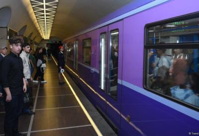 Metronun "Nərimanov" stansiyasında qatarda texniki nasazlıq yaranıb