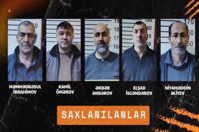 Qaradağda qoruq ərazisində qanunsuz qazıntı aparan qızılaxtaranlar saxlanılıb