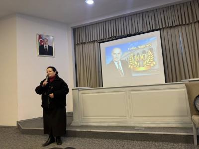 Tofiq Bağırovun 100 illiyi Gəncədə yad edilib