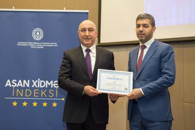 ADSEA ASAN xidmət indeksi üzrə 2-ci yerə layiq görülüb