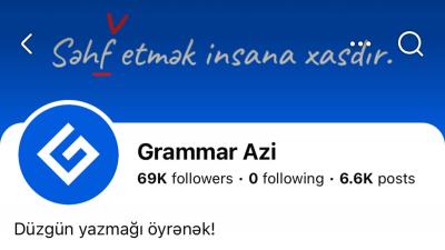 Məşhur “Grammar Azi” səhifəsi satılır -  ANONS