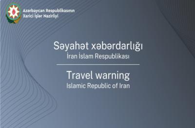XİN Azərbaycan vətəndaşlarını İranı tərk etməyə və ora səfər etməməyə çağırıb