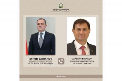 Azərbaycan və Belarus XİN rəhbərlərinin telefon danışığı olub