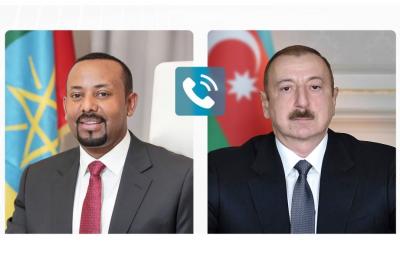 Efiopiyanın Baş naziri Prezident İlham Əliyevə zəng edib