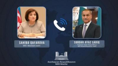 Azərbaycan və Pakistan parlamentlərinin sədrləri regiondakı vəziyyəti  müzakirə edib