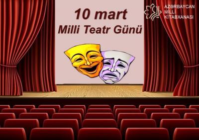 Milli Kitabxanada Milli Tеatr Günü münasibətilə sərgi açılıb