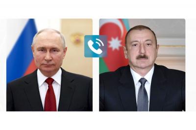 Putin Prezident İlham Əliyevə zəng vurub