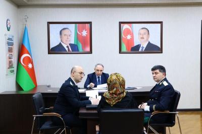 Baş prokuror Sabunçu rayonunda vətəndaşları qəbul edib