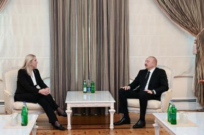 Prezident İlham Əliyev Bosniya və Herseqovina Rəyasət Heyətinin üzvü ilə görüşüb