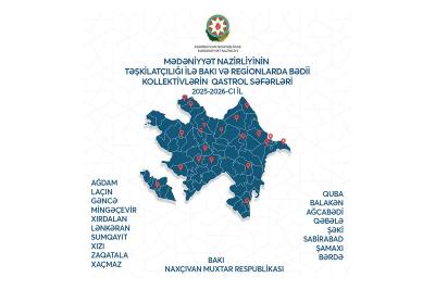 Bu aydan Bakı və regionları əhatə edən mədəni qastrol proqramına başlanılıb