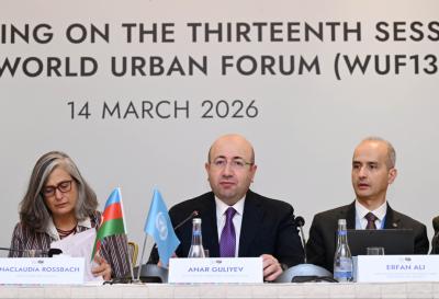 "WUF13-ün Bakıda keçirilməsi şəhərin qədim məskunlaşma və urban inkişaf ənənələri ilə həmahəngdir" -  Anar Quliyev
