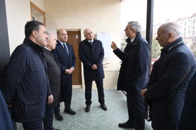 Əlaqələndirmə Qərargahının üzvləri Xocavənddə təmir olunmuş fərdi evə baxış keçiriblər