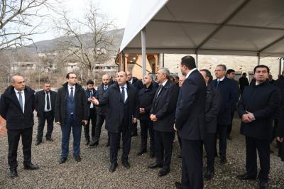 Əlaqələndirmə Qərargahının üzvləri Hadrutda bir sıra obyektlərə baxış keçiriblər