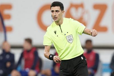 FIFA referisi Əliyar Ağayev "Kristal Pelas" klubunun oyununa təyinat alıb