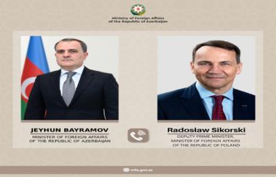 Polşa XİN rəhbəri Ceyhun Bayramova zəng vurub, Azərbaycana təşəkkür edib