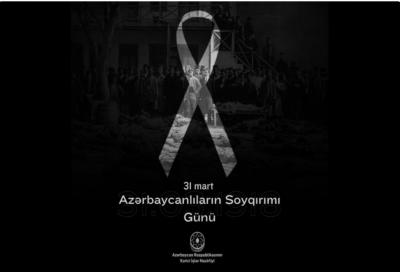 Xarici İşlər Nazirliyi 31 Mart – Azərbaycanlıların Soyqırımı Günü ilə bağlı bəyanat yayıb