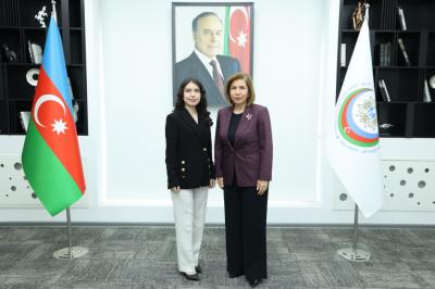 Bahar Muradova beşinci "Yüksəliş" müsabiqəsinin qalibi ilə görüşüb