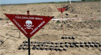 Azad edilmiş ərazilərdə bir ayda 460 mina, 3410 PHS aşkarlanıb