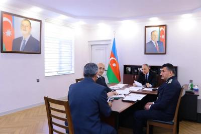 Baş prokuror Tərtərdə vətəndaşları qəbul edib