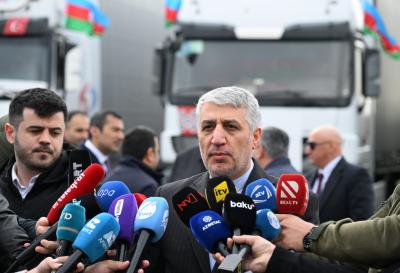 "Humanitar yardım karvanı əslində Azərbaycanın həmrəyliyini və mənəvi dəstəyini İrana çatdırır" -  Səfir