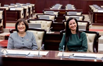Milli Məclisin sədri Litva Baş naziri ilə görüşüb