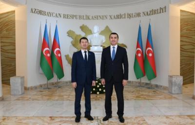Azərbaycan və Qazaxıstan xarici siyasət kommunikasiyası üzrə əməkdaşlığı gücləndirir