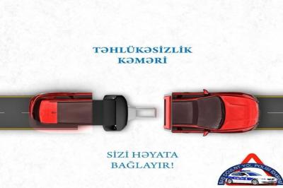 Bu il ilk rübdə qəzada ölənlərin 33,6 faizi təhlükəsizlik kəmərini bağlamayanlar olub