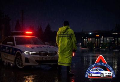 BDYPİ yağışlı hava şəraiti ilə bağlı sürücülərə müraciət edib