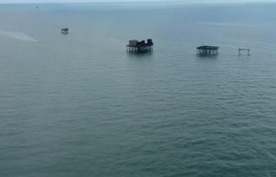 Neft Daşları yaxınlığında balıqçı dənizdə batıb, axtarışa helikopter cəlb olunub -  VİDEO