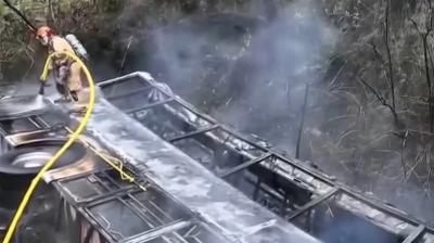 Ekvadorda avtobus dərəyə aşıb -  11 ölü, 20 yaralı