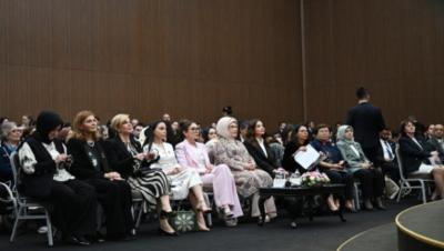 Mehriban Əliyeva Antalya Diplomatiya Forumu çərçivəsində paneldə iştirak edib