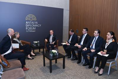 Azərbaycanın XİN başçısı AI-nin Cənubi Qafqaz üzrə xüsusi nümayəndəsi ilə görüşüb
