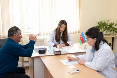 Yardımlıda sakinlərə ödənişsiz tibbi xidmətlər göstərilib