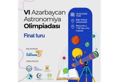 VI Azərbaycan Astronomiya Olimpiadasının final mərhələsi təşkil ediləcək