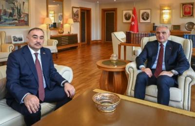 Azərbaycan səfiri türkiyəli nazirlə mədəniyyət və turizm sahəsində əməkdaşlığı müzakirə edib