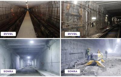 "Həzi Aslanov" metrostansiyasında görülən işlərə dair son vəziyyət açıqlanıb
