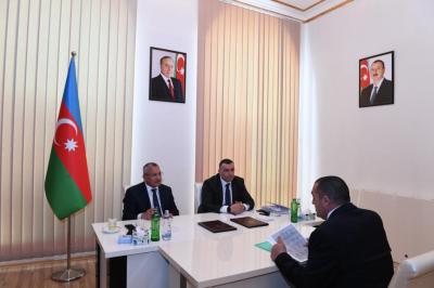 Rövşən Rzayev Göygöldə vətəndaşları qəbul edib