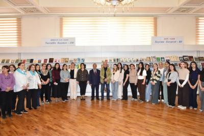 Milli Kitabxanada Seyran Səxavətin 80 illiyinə həsr olunmuş kitab sərgisi açılıb