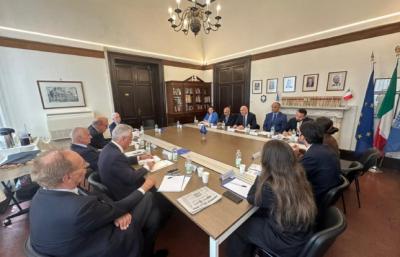 Elçin Əmirbəyov İtaliyada Azərbaycanın regionda sülh və sabitliyin təmin olunmasına yönəlmiş səyləri  barədə danışıb