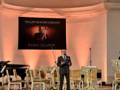 Görkəmli tarzən Ramiz Quliyevin əziz xatirəsinə həsr olunmuş konsert