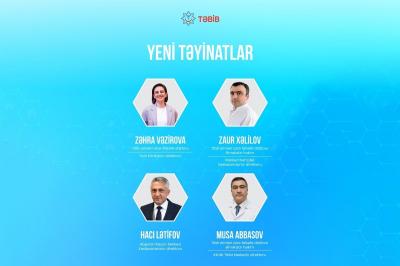 Yeni Klinika, Kliniki Tibbi Mərkəz və daha iki tibb müəssisəsinə yeni direktorlar təyin edilib