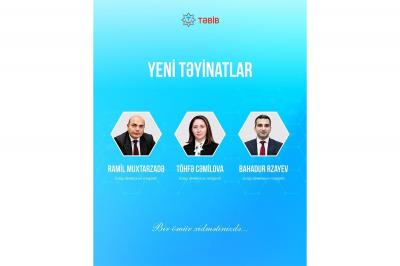TƏBİB-in İcraçı direktoruna 3 yeni müşavir təyin olunub