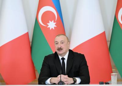 Qarabağda və Şərqi Zəngəzurda layihələrin icrasında İtaliya qabaqcıl yerlərdədir -  Prezident