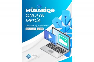 MEDİA onlayn media subyektlərinə dəstək üçün müsabiqə  elan edib