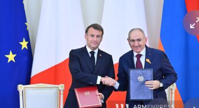 Ermənistan və Fransa strateji tərəfdaşlıq bəyannaməsi imzalayıblar 