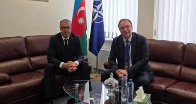 Azərbaycan və Serbiyanın NATO-dakı nümayəndələri ikitərəfli əməkdaşlığı müzakirə ediblər