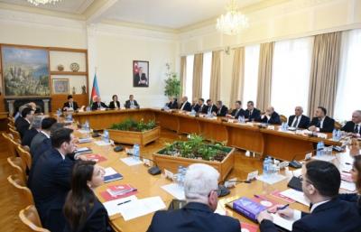 Konstitusiya Məhkəməsində Heydər Əliyevin anadan olmasının 103-cü ildönümünə həsr edilmiş tədbir keçirilib