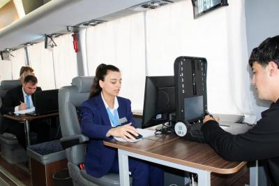 Biləsuvarda Səyyar ASAN xidmət avtobusu fəaliyyətə başlayıb